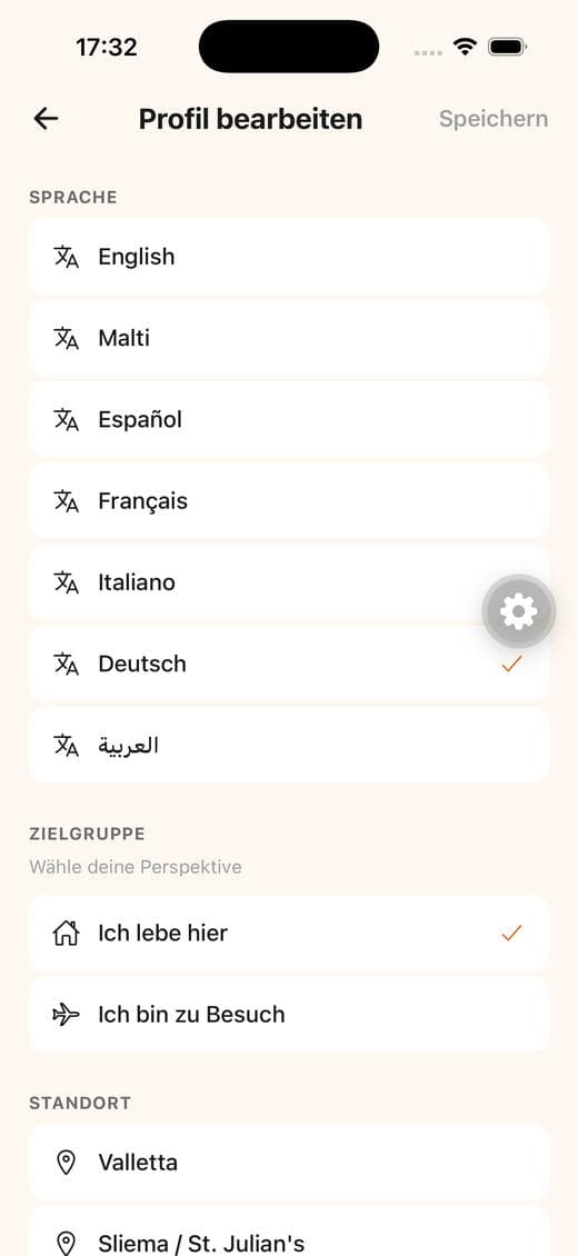 Language Settings