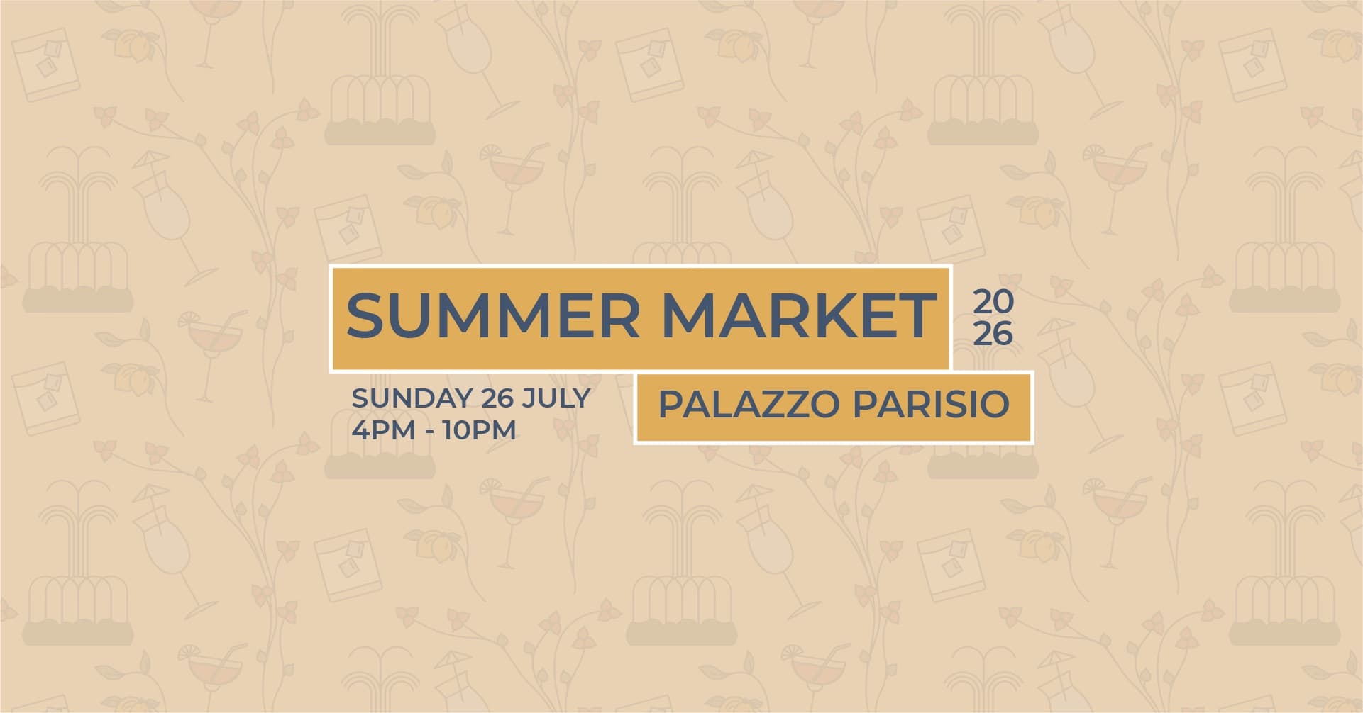 Summer Market at Palazzo Parisio, with Malta Artisan Markets