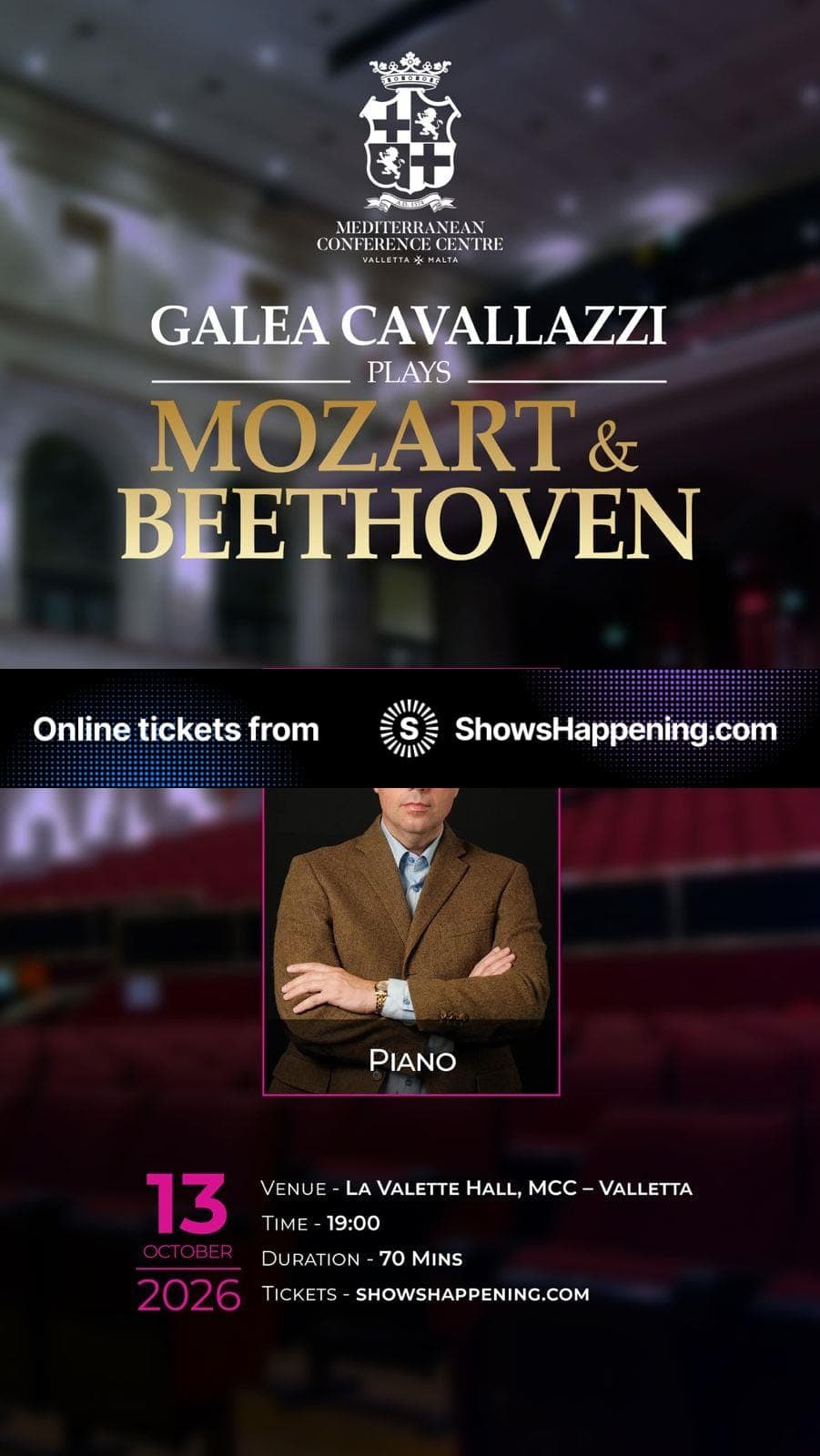 Galea Cavallazzi Plays Mozart and Beethoven