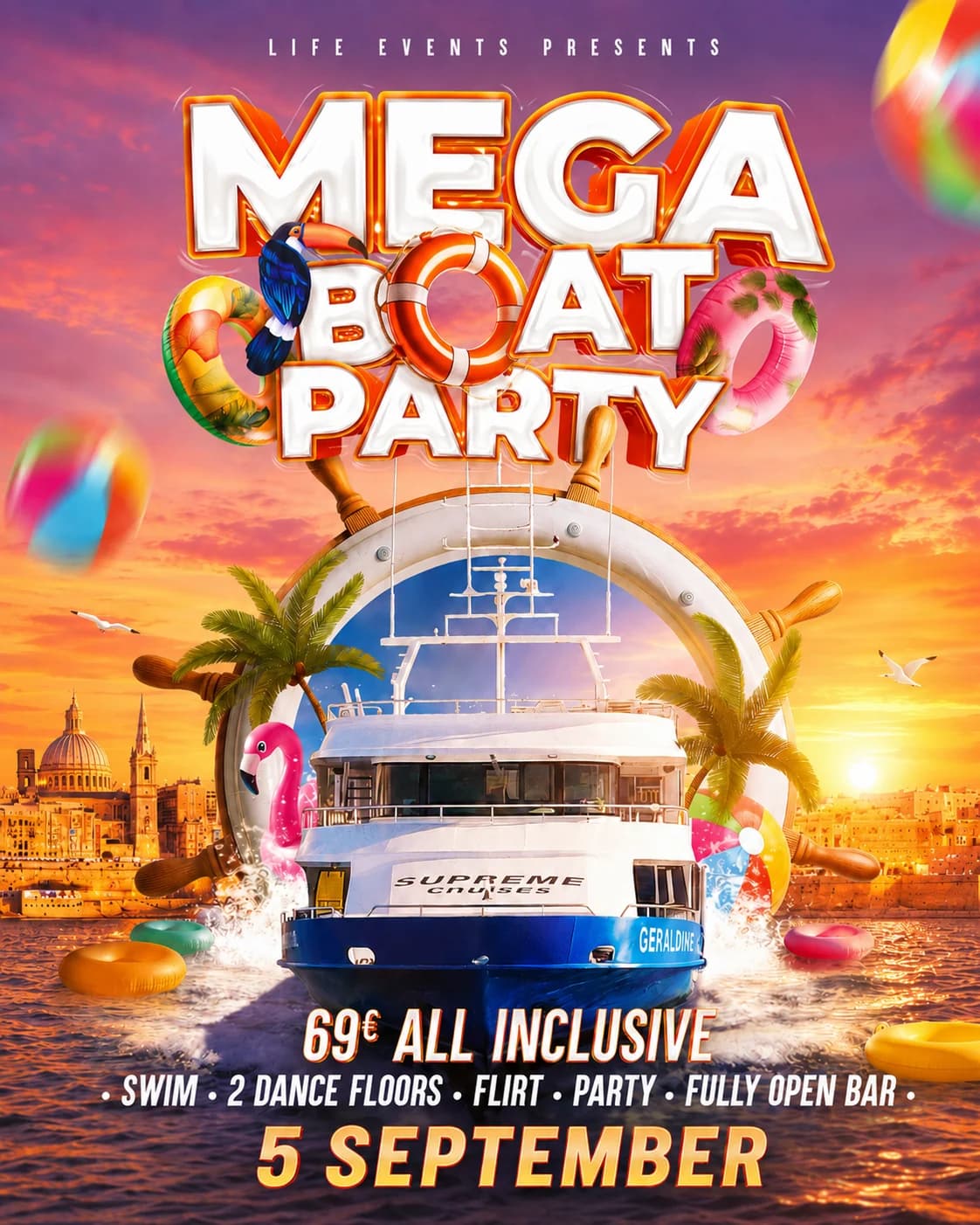 MEGA BOAT PARTY - End Summer 2026 Edition