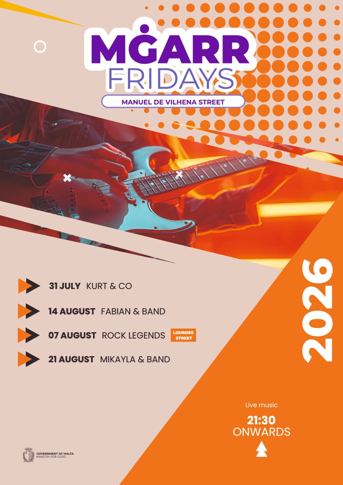 Mġarr Fridays - Fabian & Band