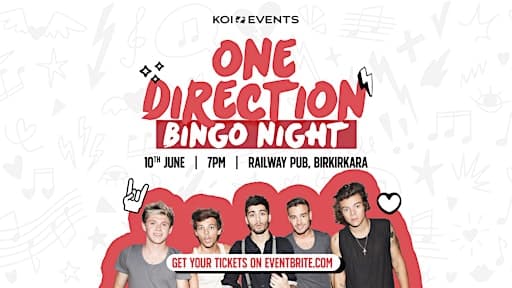 One Direction Bingo Night