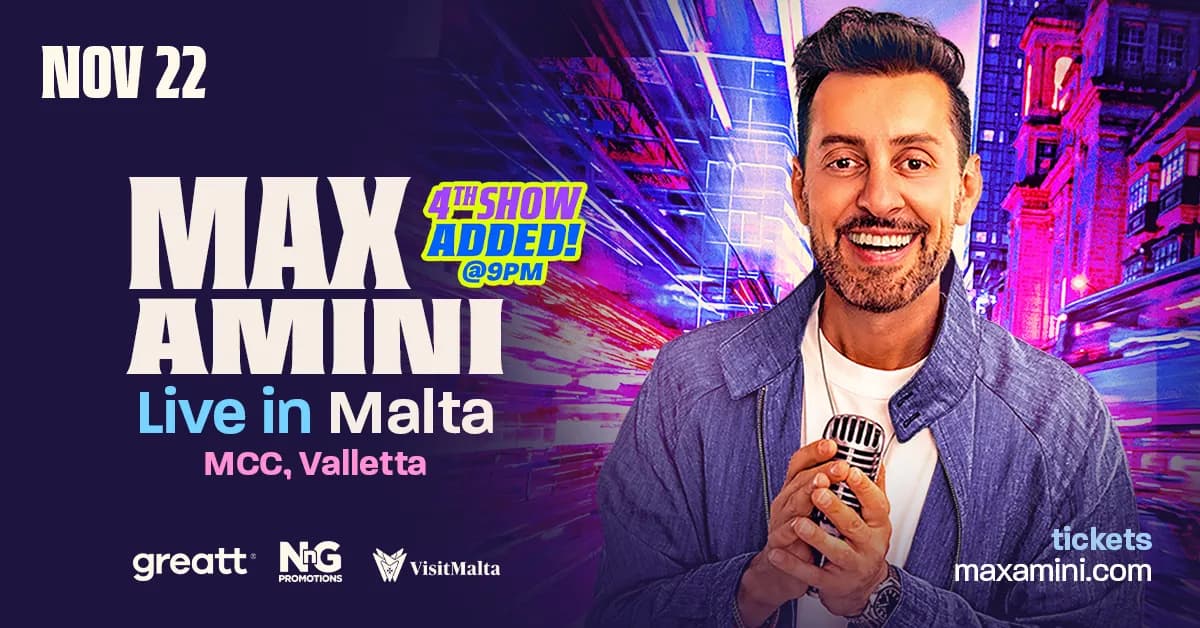 Max Amini Live in Malta!