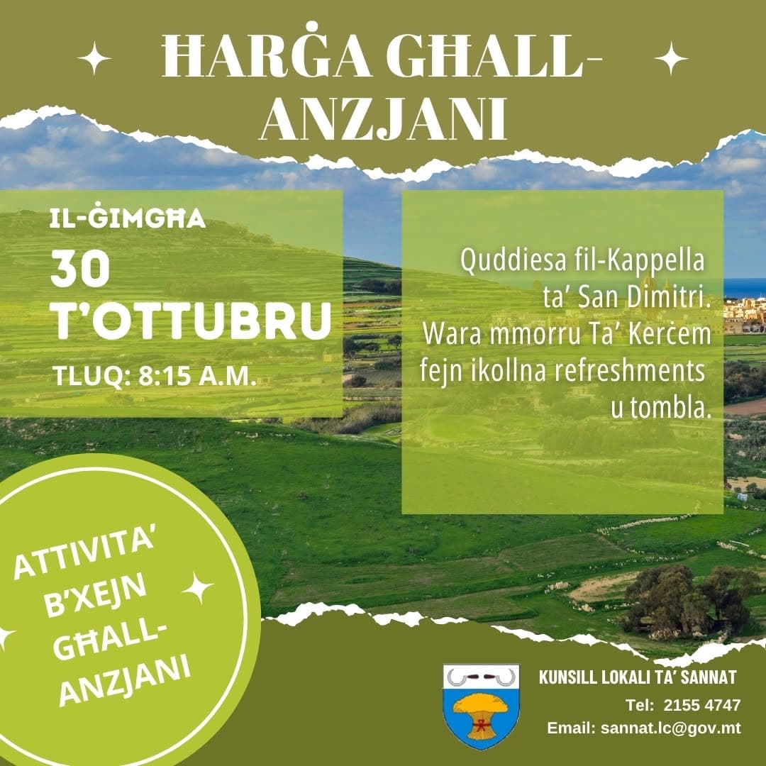 Ħarġa għall-Anzjani