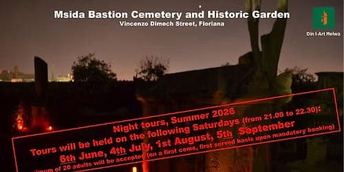 Guided Night Tours, Summer 2026