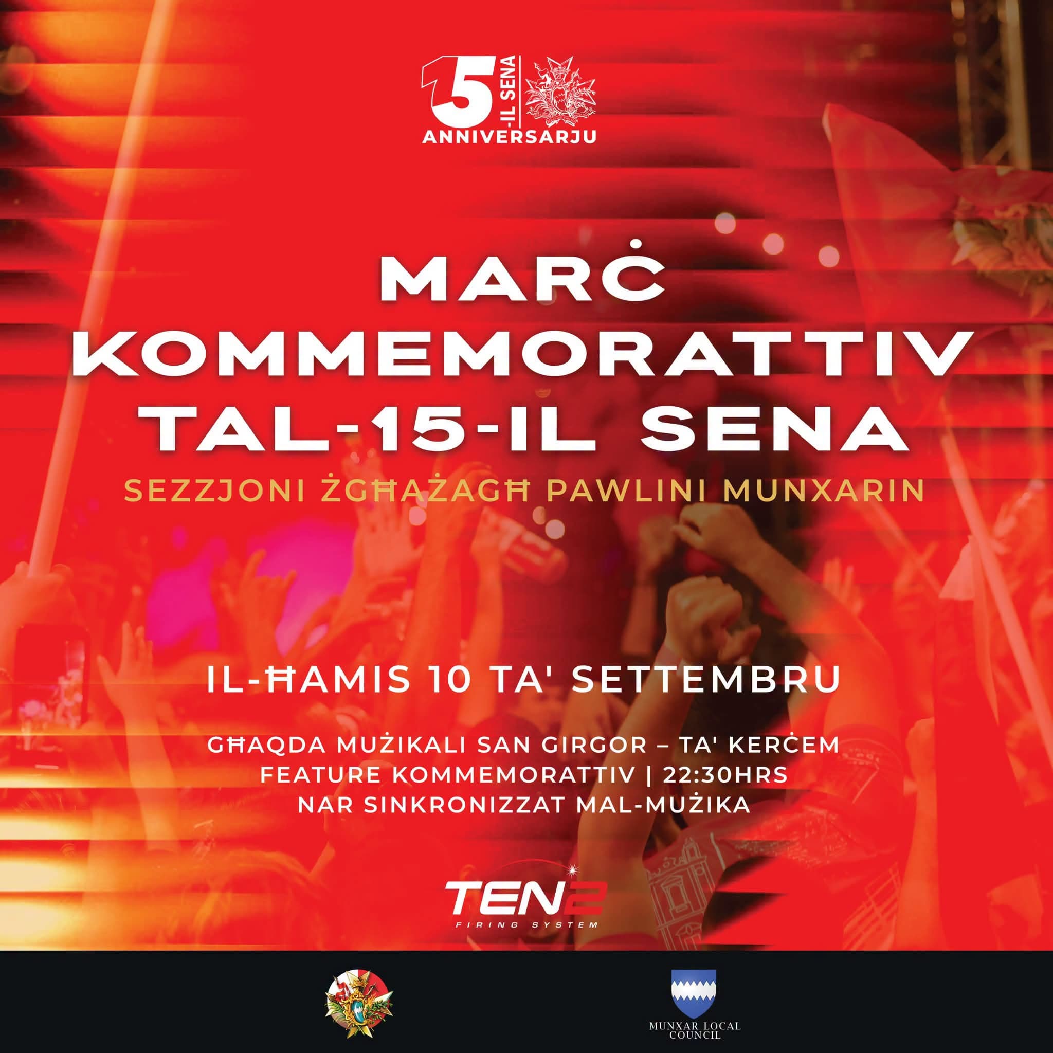 Marċ Kommemorattiv ta' 15-il Sena
