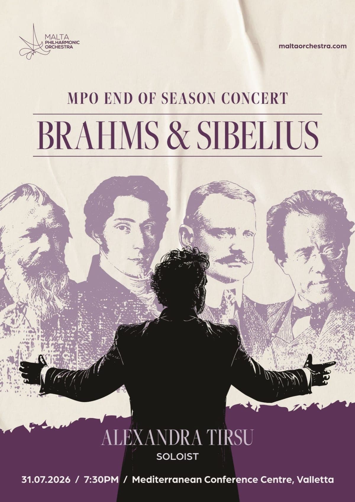 MPO End of Season Concert: Brahms & Sibelius