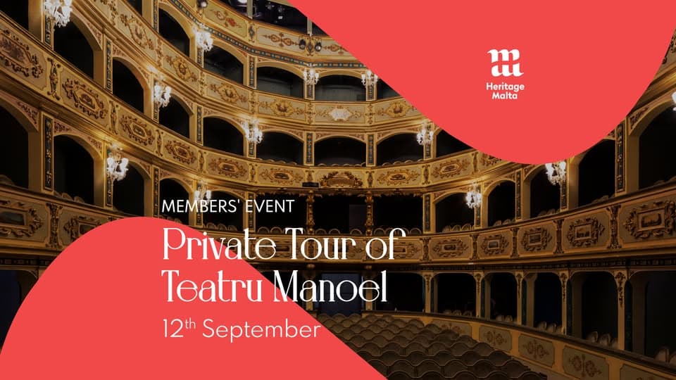 Private Tour of Teatru Manoel – Members’ Event