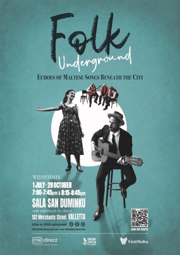 Folk Underground - Echoes of Maltese Songs Beneath the City