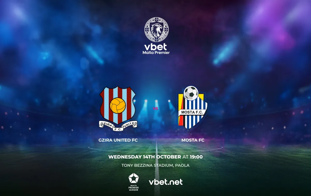 Gzira United FC - Mosta FC - VBet Malta Premier League 2026/2027
