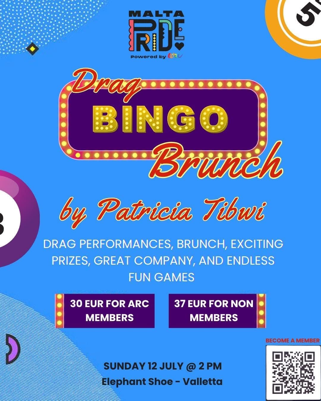 Drag Bingo Brunch By Patricia Tibwi