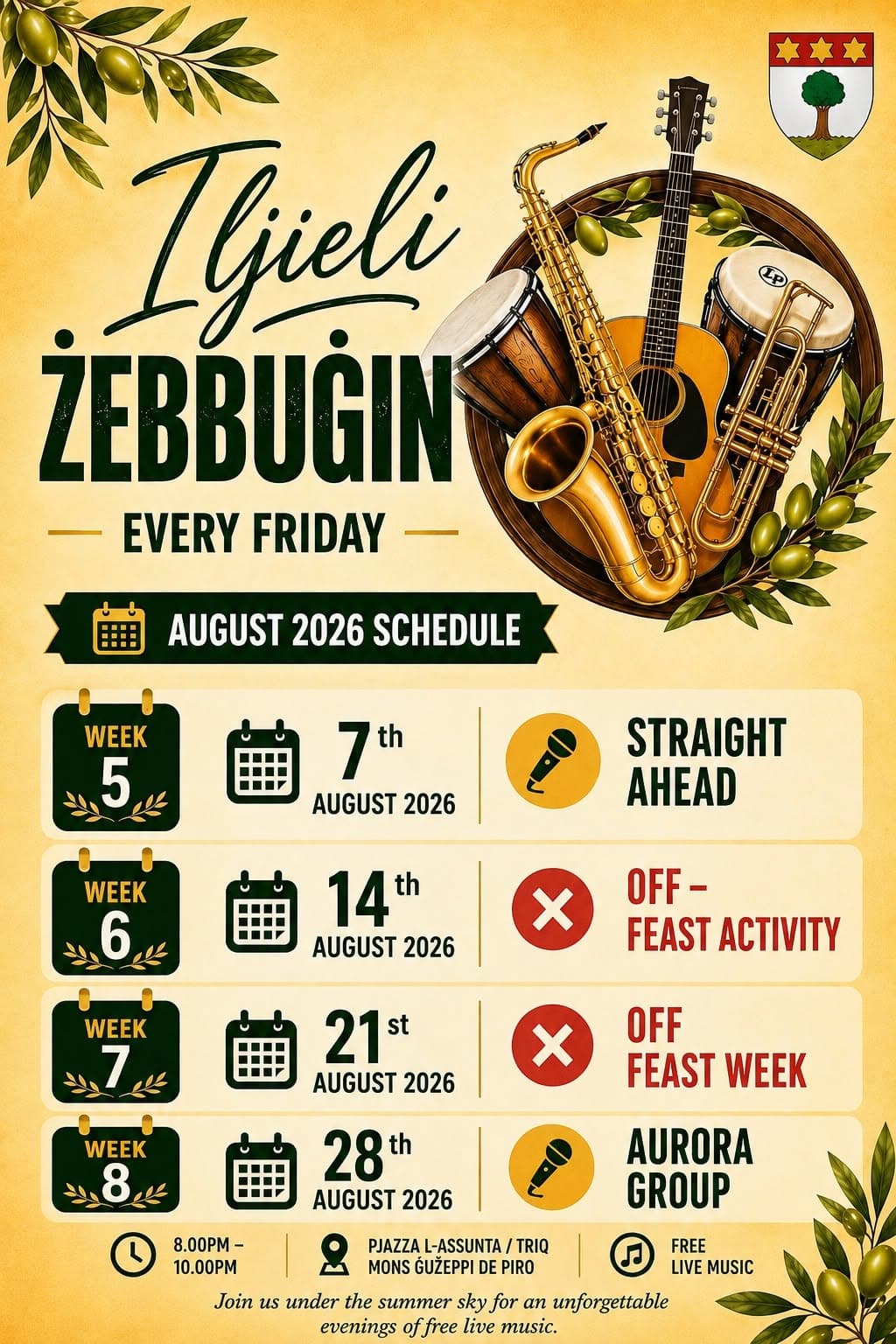 Iljieli Żebbuġin - Straight Ahead