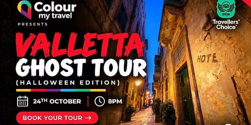 Valletta Ghost Tour - Sat 24th Oct at 8PM - Halloween edition