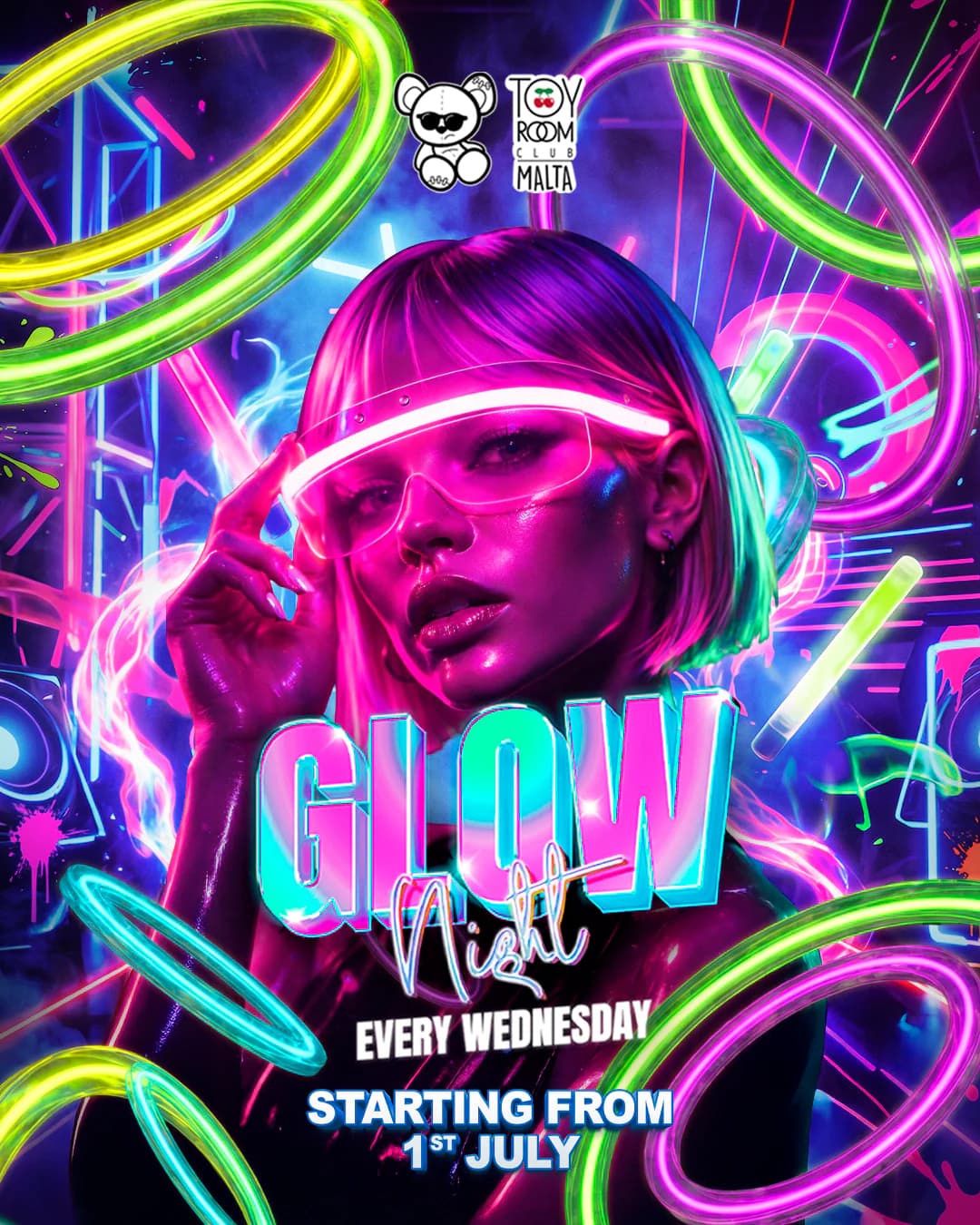 Glow Night at Toy Room