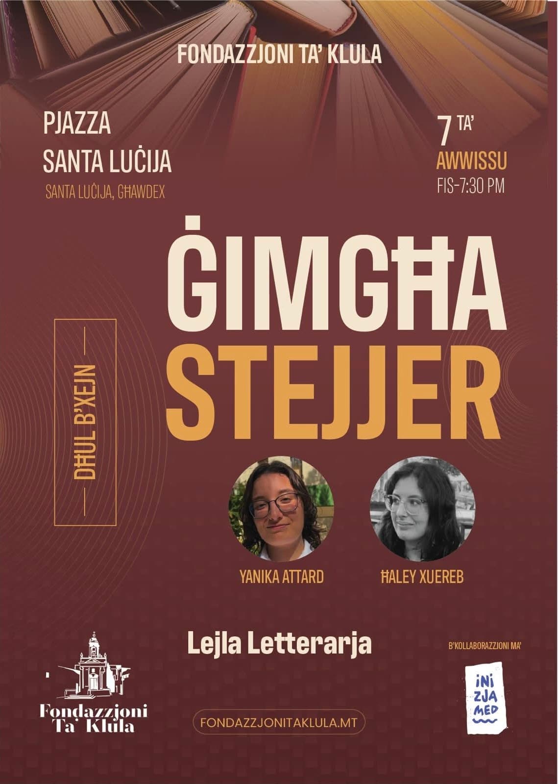 Ġimgħa Stejjer - Lejla Letterarja