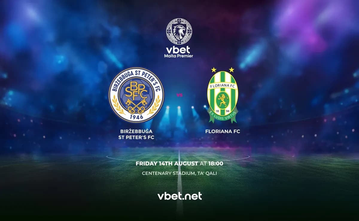 Birzebbuga St Peters FC - Floriana FC - VBet Malta Premier League 2026/2027