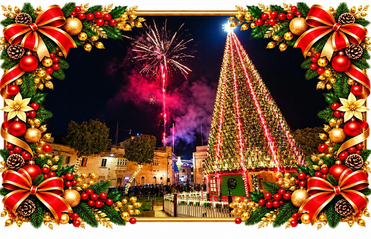 The Għajnsielem Christmas Tree