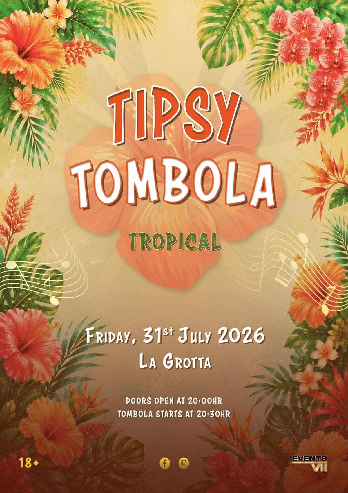 Tipsy Tombola - Tropical