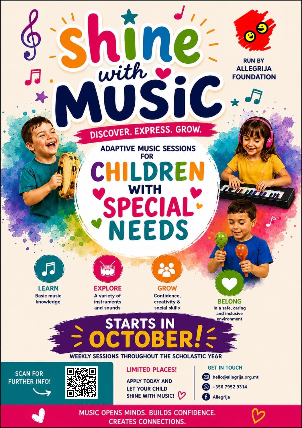 Shine With Music - Adaptive Music Sessions