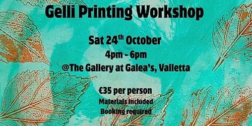 Gelli Printing Workshop