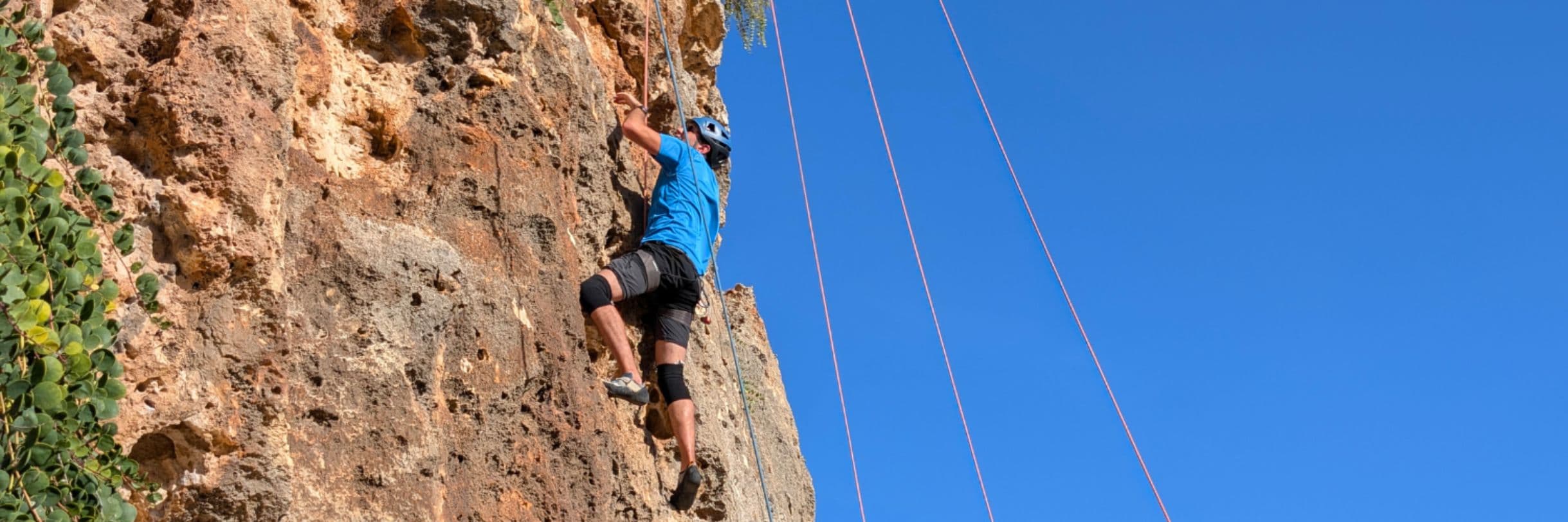 Rock Climbing in Wied Babu