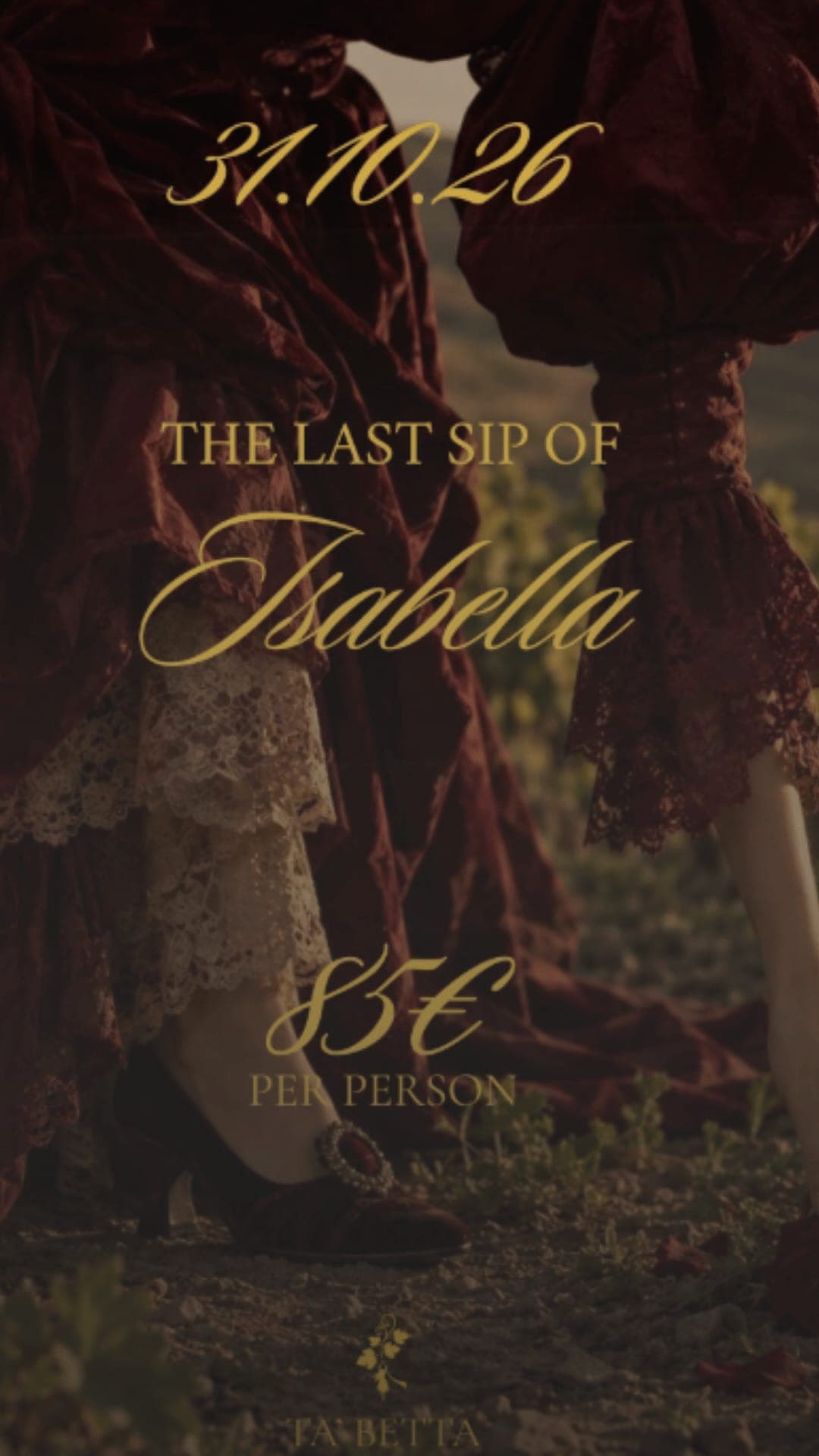 The Last Sip of Isabella