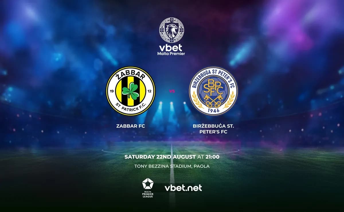 Zabbar FC - Birzebbuga St Peters FC - VBet Malta Premier League 2026/2027