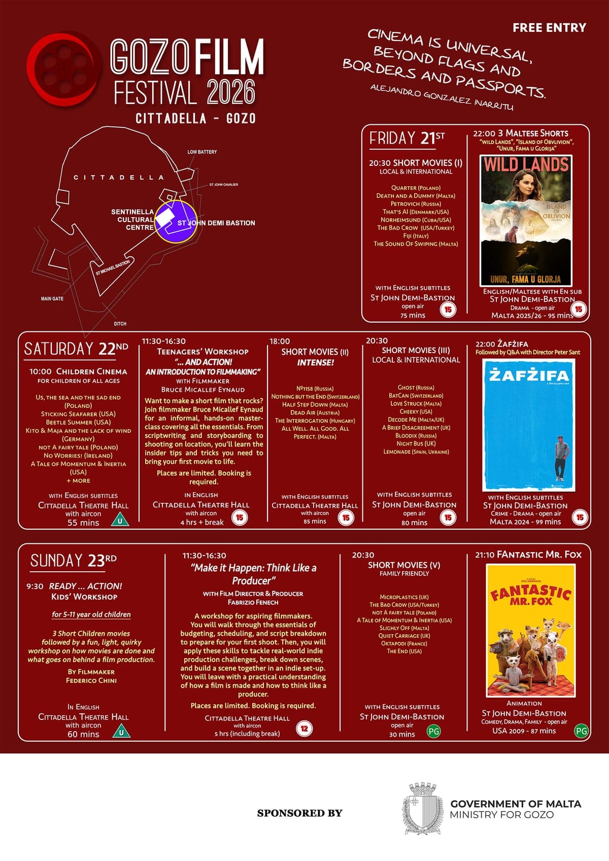 The Gozo Film Festival – Day 3 Screenings