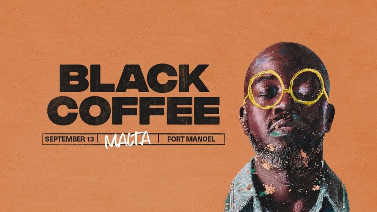 Black Coffee at Fort Manoel Malta - 13 September 2026
