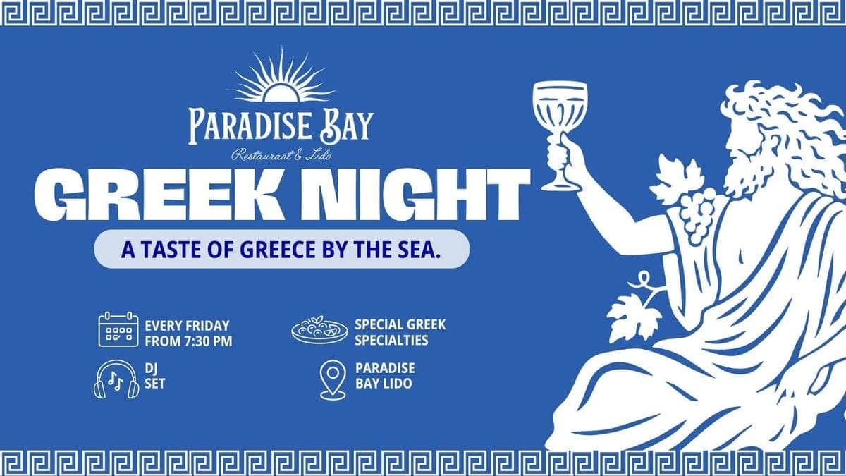 Greek Night | Paradise Bay Lido