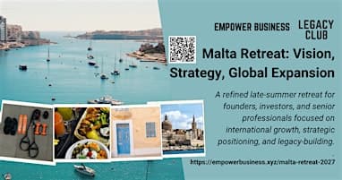 Malta Legacy Club Retreat 2027: Vision, Strategy, Global Expansion
