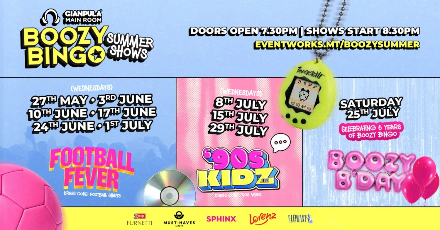 Boozy Bingo pres. FOOTBALL FEVER - 1st July