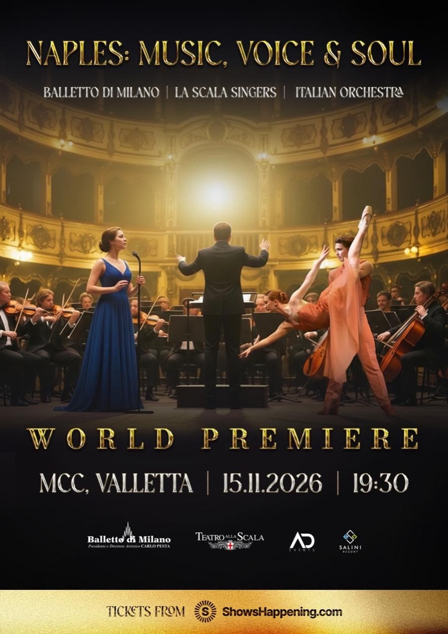 Naples: Voice, Music & Soul — World Premiere with Balletto di Milano, La Scala Singers & Live Italian Orchestra