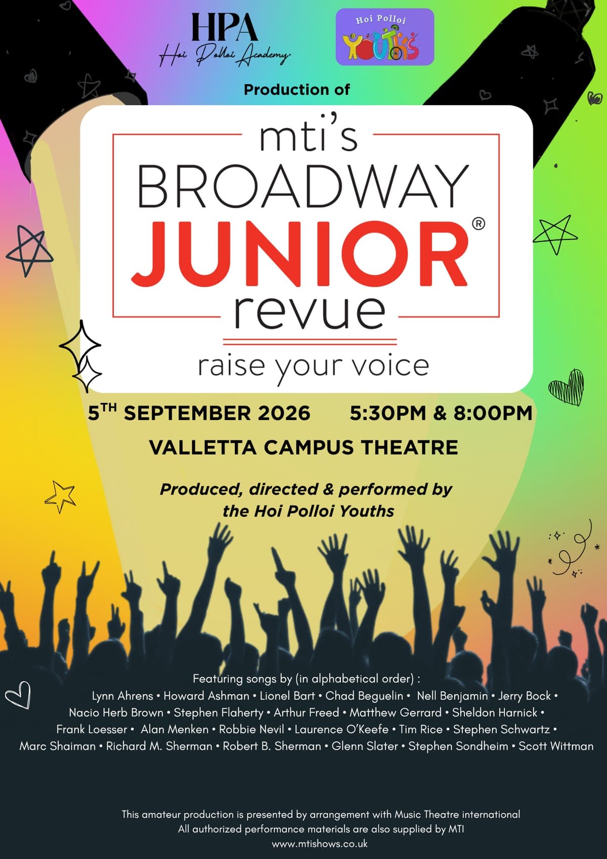 Broadway JR Review; RAISE YOUR VOICE