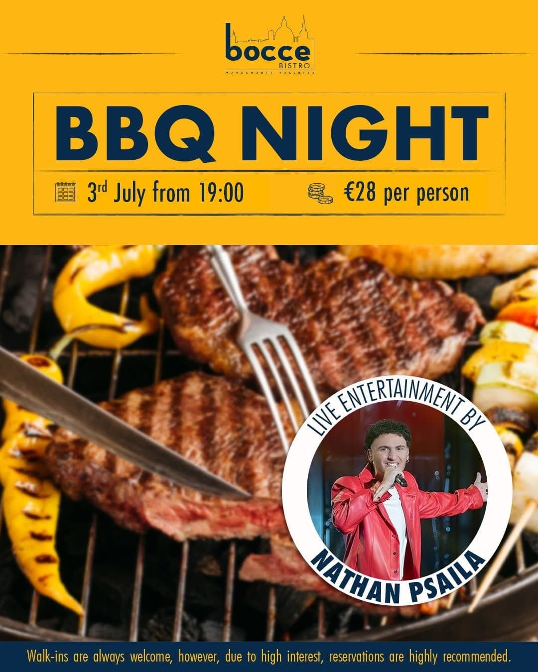 BBQ Night with Nathan Psaila