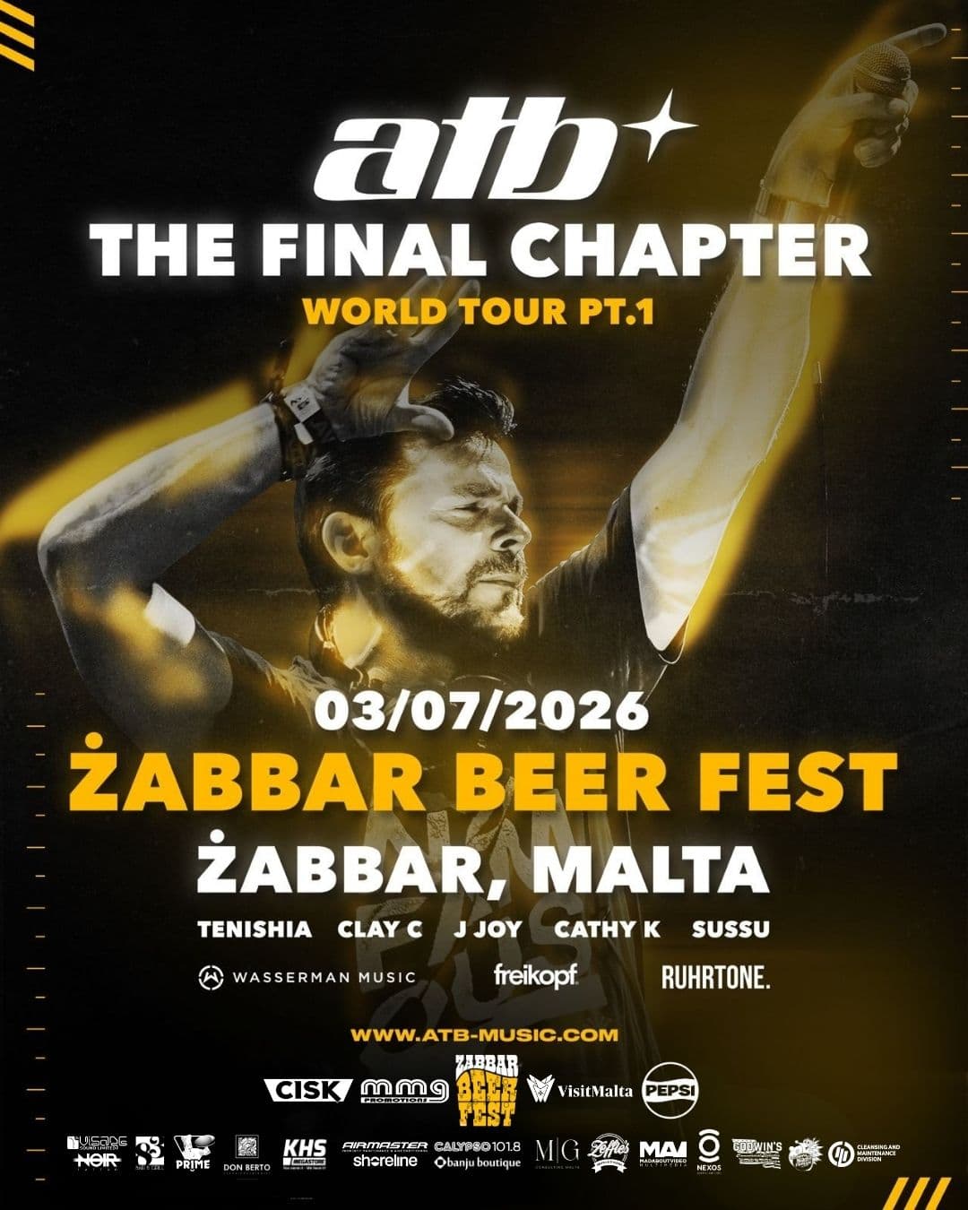 ATB: The Final Chapter World Tour @ Żabbar Beer Fest