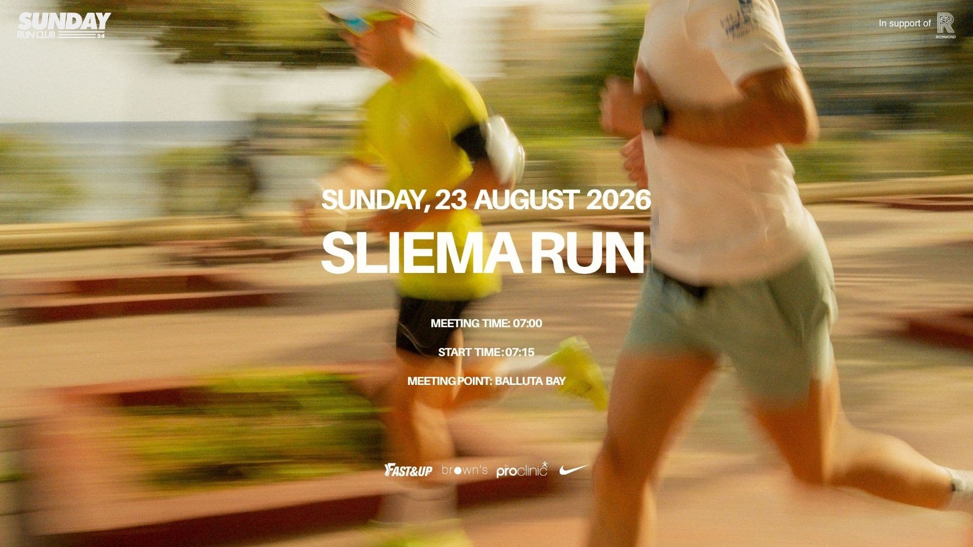 Sliema 5km Run August 23rd